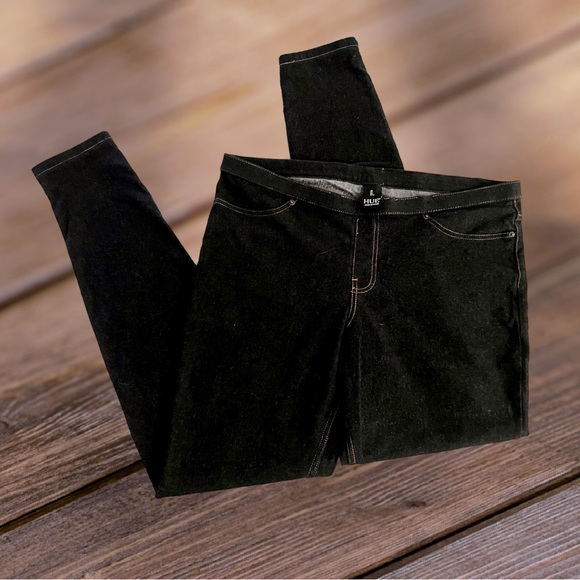 HUE Denim - HUE Essential Black Stretch Denim Leggings